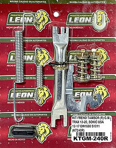 KIT FRENO TAMBOR (R) G.M. TRAX 13-20, SONIC USA 12-17 OW1680 S1011 (KT240R)