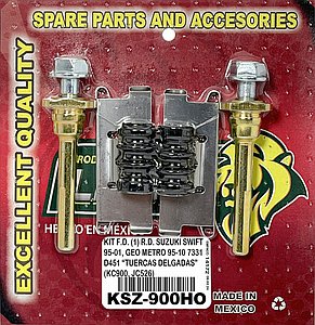 KIT F.D. (1) R.D. SUZUKI SWIFT 95-01, GEO METRO 95-10 7331 D451 “TUERCAS DELGADAS” (KC900, JC526)
