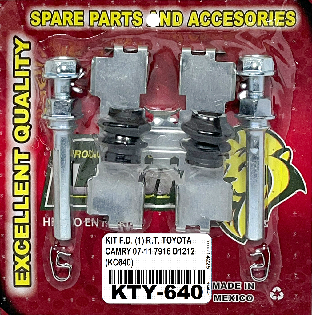 KIT F.D. (1) R.T. TOYOTA CAMRY 07-11 7916 D1212 (KC640)