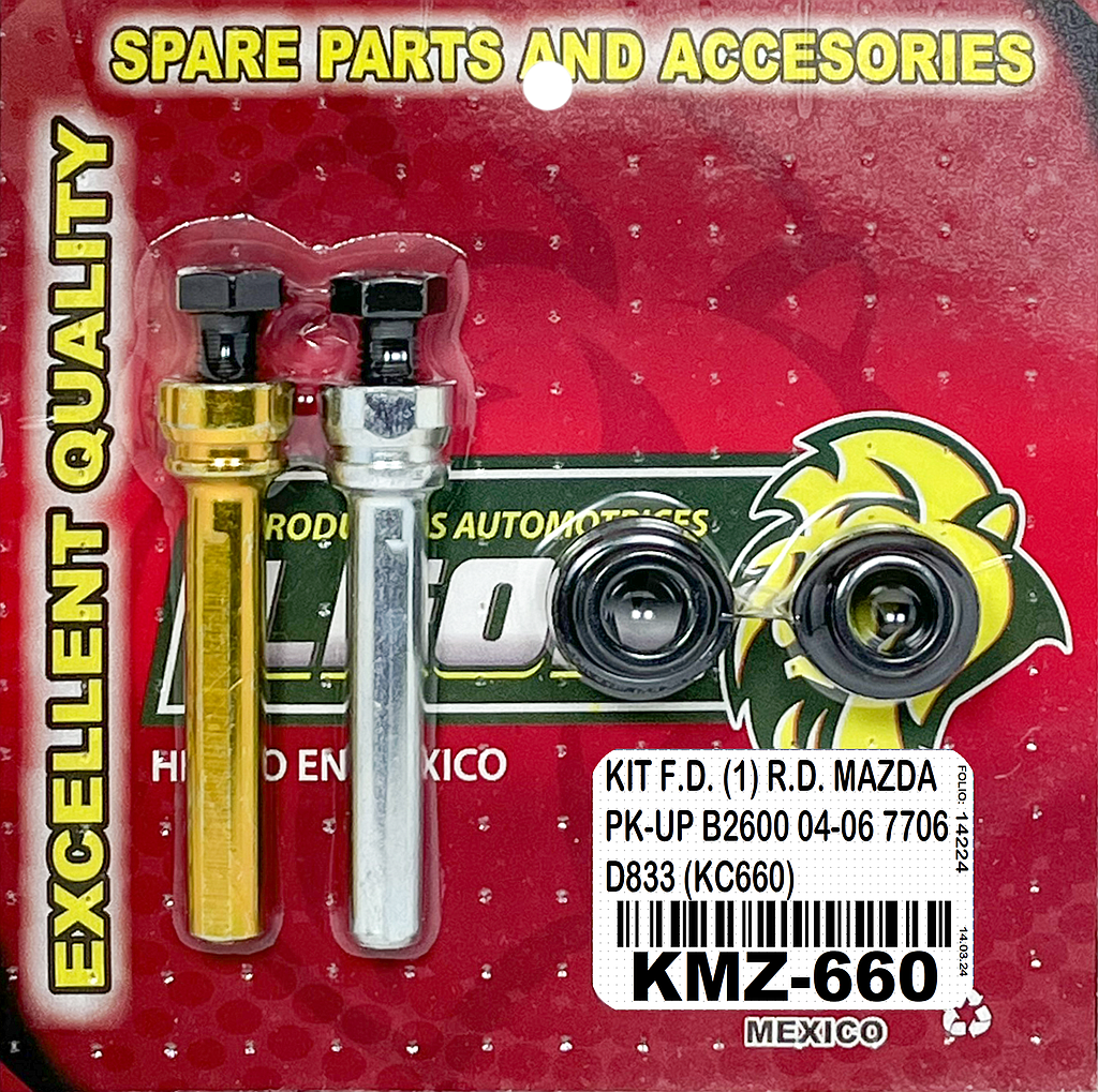 KIT F.D. (1) R.D. MAZDA PK-UP B2600 04-06 7706 D833 (KC660)