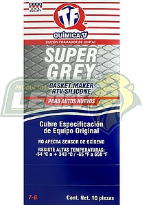 SILICON GRIS RTV “SUPER GREY” CONT. NETO 85 g.
