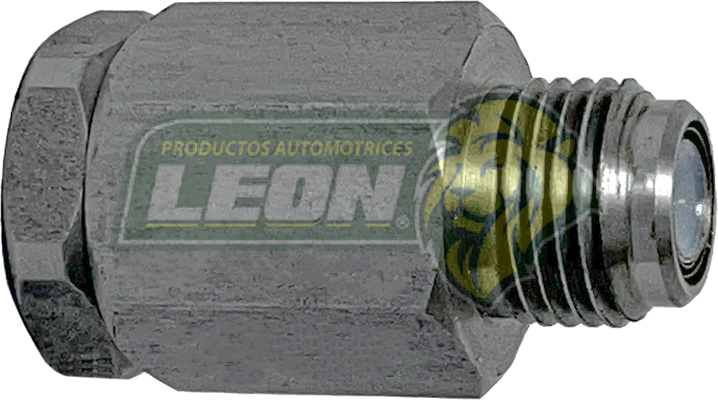VALVULA REPARTIDORA DE PRESION LIQUIDO DE FRENOS RESIDUAL FORD COUGAR 6, 8C. 89-02, FORD THUNDERBIRD 6, 8C. 89-97, EXT. 16x1.0 mm, INT 12x1.50 mm. “SECUNDARIA”