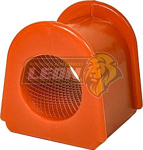 GOMA BARRA ESTABILIZADORA MITSUBISHI MONTERO 4WD 08-21 (6439003, MB-109557, BAMON4WDTR) ØI: 24.14 mm, H: 38.04 mm, L: 37.30 mm, AN: 38.2 mm DELANTERA NARANJA