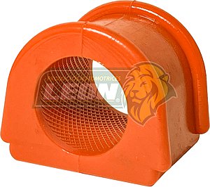 GOMA BARRA ESTABILIZADORA MITSUBISHI MONTERO 98-00 (MR267649, BAMONDEL98) ØI: 28.9 mm, H: 40.01 mm, L: 46.53 mm, AN: 40.82 mm DELANTERA NARANJA