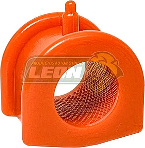 GOMA BARRA ESTABILIZADORA MITSUBISHI LANCER 02-07 (61-790, BALAND07) ØI: 24.08 mm, H: 36.40 mm, L: 34.65 mm, AN: 35.77 mm DELANTERA 02-07 NARANJA