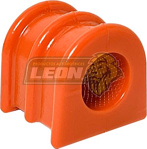 GOMA BARRA ESTABILIZADORA NISSAN MICRA 02-10 (61-843, 64871, BAMICRAD10) ØI: 21.03 mm, H: 34.50 mm, L: 34.30 mm, AN: 39.39 mm DELANTERA NARANJA