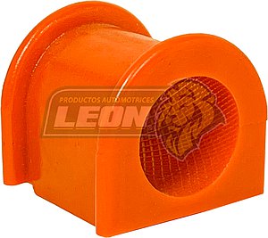 GOMA BARRA ESTABILIZADORA FORD FIESTA 98-10, IKON 02-04 (6418, 1408132, 4039022, 10-019, BAFIESD11) ØI: 21.29 mm, H: 28.40 mm, L: 28.42 mm, AN: 34.67 mm DELANTERA NARANJA
