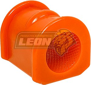 GOMA BARRA ESTABILIZADORA ISUZU KB 72-02, TROOPER 72-02 (8941433210, BAISUKBTRD02) ØI: 25.09 mm, H: 34.27 mm, L: 41.87 mm, AN: 32.24 mm DELANTERA NARANJA