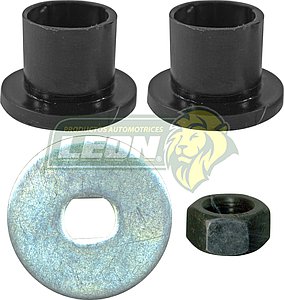 BUJE BRAZO AUXILIAR NISSAN PK-UP D21 94-00 (JGO. c/4 pzas.)