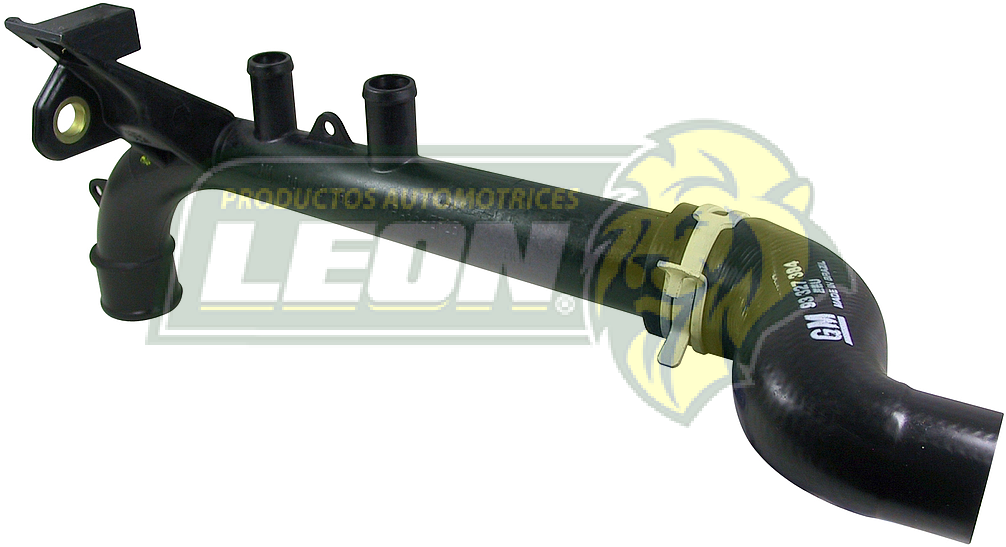 TUBO AGUA G.M. CHEVY 1.4, 1.6L 96-12 (93227142) C/MANGUERA Y ABRAZ. QUEZADA