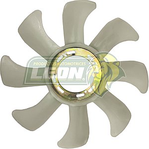 VENTILADOR NAILON FORD RANGER 4C. 2.3L 90-95 8 ASPAS ROTACION DERECHA CENTRO DE METAL UNIVERSAL PARA TODO TIPO DE FAN CLUTCH ØI: 11.1 cm, ØE: 42 cm TIPO ORIGINAL