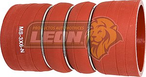 MANGUERA SILICON NARANJA TURBO 3”x6” 3 ANILLOS