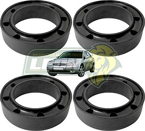 AUMENTO DE RESORTE P/AMORTIGUADOR UNIVERSAL CERRADO 1” 1/2 DE ALTURA (7 HOYOS) HULE NEGRO (KIT c/4 pzas.)