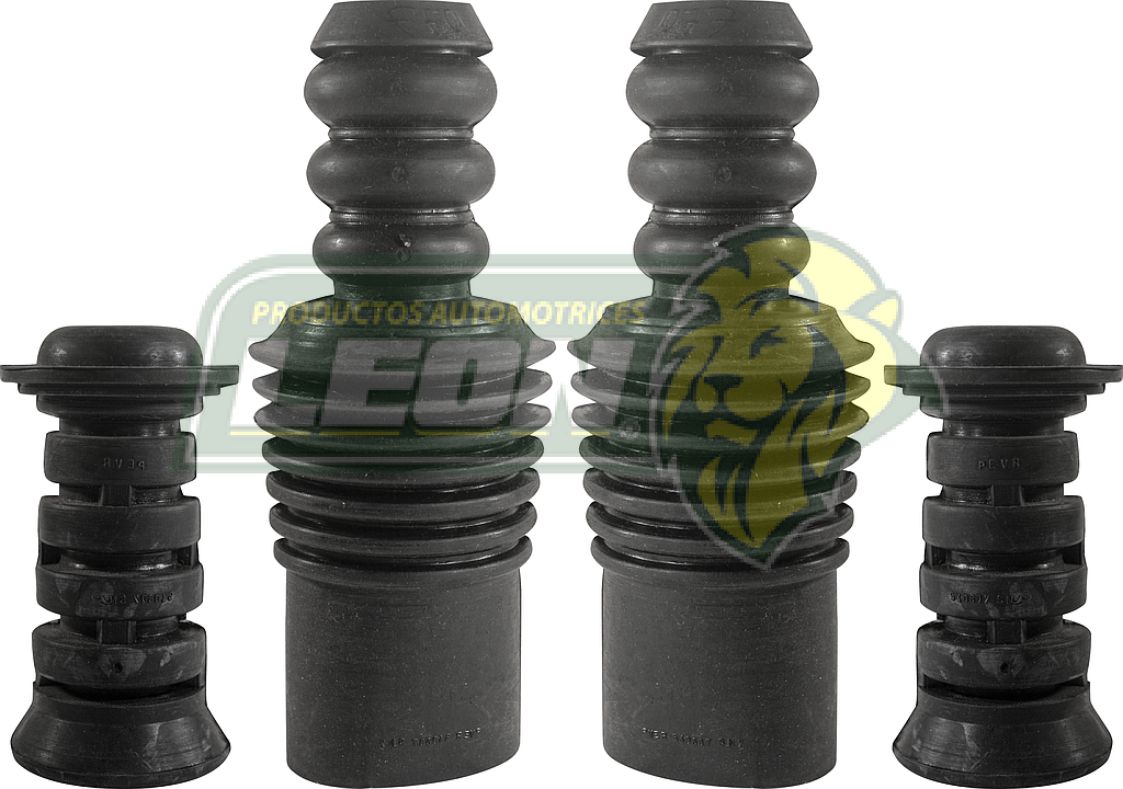 KIT REBOTES AMORTIGUADOR NISSAN PLATINA 02-10, RENAULT CLIO 02-10, KANGOO 02-15 DEL. Y TRAS. NAC.