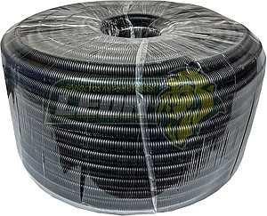 POLIDUCTO AUTO RANURADO NEGRO IMPORTADO 1” (ROLLO c/50 mt.)