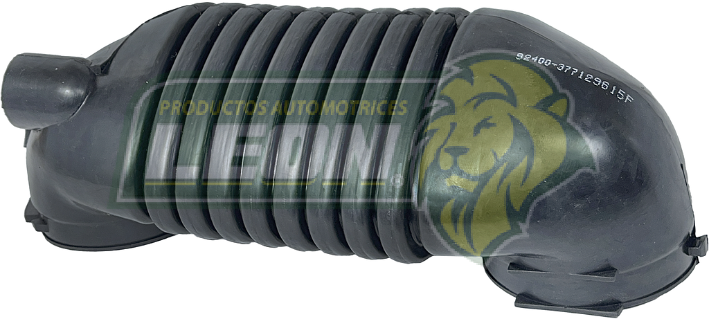 MANGUERA TOMA DE AIRE VW POINTER 1.8, 2.0L 97-10 30 cm LARGA (STAR 6178-L, 1615-F Q, ML-3575) “8 COSTILLAS”