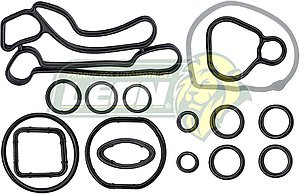 JUNTAS ENFRIADOR DE ACEITE G.M. ASTRA 1.8L 07-09, AVEO 1.6L 09-11, CRUZE 1.8L 11-16, SONIC 1.6L 11-17, SONIC 1.8L 11-17, TRAX 1.8L 13-20, PONTIAC G3 1.6L 2009 (55355331, 55354071, 200-001) LEÓN IMPORTACIÓN
