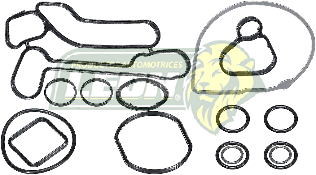 JUNTAS ENFRIADOR DE ACEITE G.M. ASTRA 1.8L 07-09, AVEO 1.6L 09-11, CRUZE 1.8L 11-16, SONIC 1.6L 11-17, SONIC 1.8L 11-17, TRAX 1.8L 13-20, PONTIAC G3 1.6L 2009 LEÓN IMPORTACIÓN