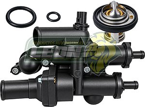 TOMA AGUA CHRYSLER 200 2.4L 11-14, SEBRING 2.4L 08-10, DODGE AVENGER 2.4L 08-14, CALIBER 1.8L 07-09, CALIBER 2.0L 08-12, CALIBER 2.4L 08-12, JOURNEY 2.4L 09-20, JEEP COMPASS 2.0L 07-15, COMPASS 2.4L 07-17, PATRIOT 2.0L 07-17, PATRIOT 2.4L 07-17 (2 TERMOSTATOS, 1 SENSOR Y LIGAS INCLUIDOS) (100-022) LEON IMPORTACION