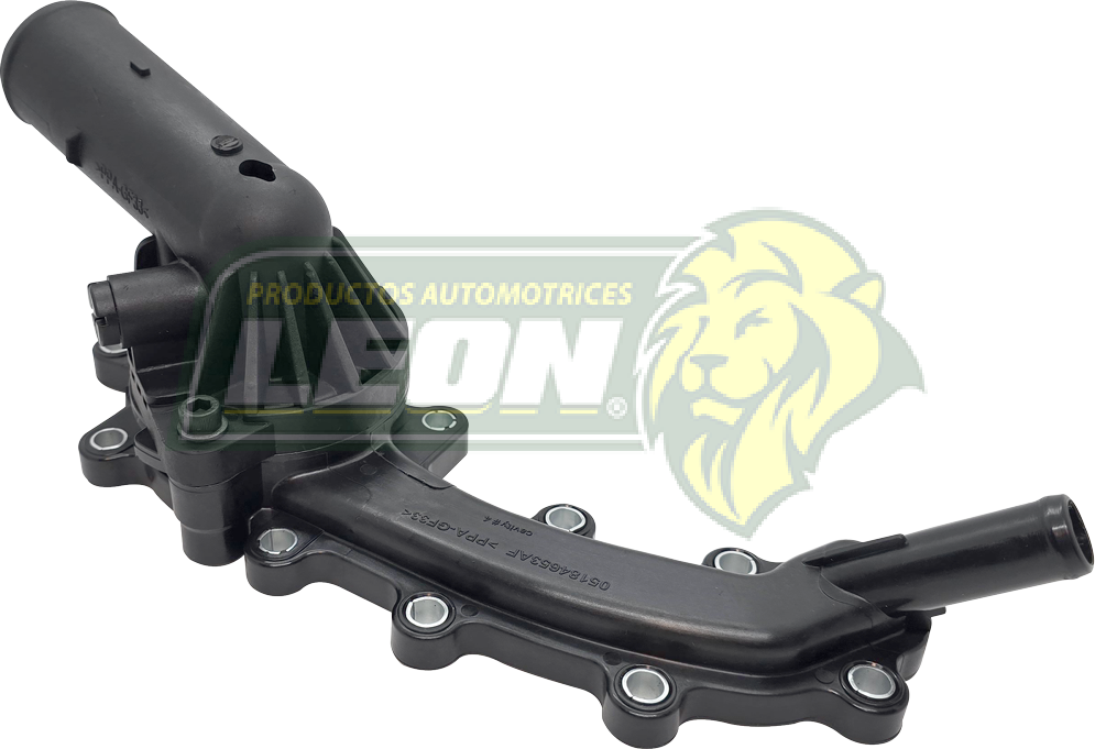 TOMA AGUA DODGE RAM 1500 3.6L 14-18, 1500 CLASSIC 3.6L 19-24 (5184653AF, 100-114) “TERMOSTATO Y HOUSING INCLUIDO” IMPORTACION LEON