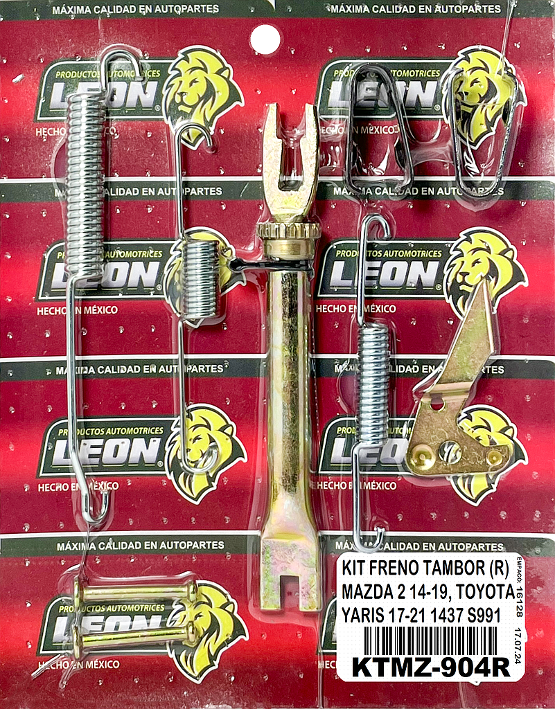 KIT F.T. (R) MAZDA 2 14-19, TOYOTA YARIS 17-21 1437 S991 (KT904R)