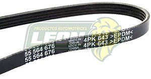 BANDA POLY-V D.H G.M. AVEO, G3 (4PK643) EU