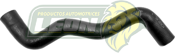 MANGUERA RAD. SUP. RENAULT MEGANE L4 1.6L 97-02, MERCEDES BENZ 1.6L (7700426722,  8200032971)  LARGO: 80x370 mm, Ø: 30 mm, LONGITUD: 420 mm  C/AA