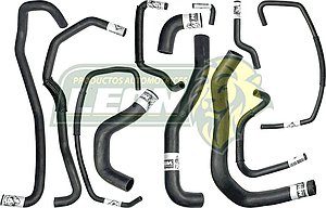 MANGUERAS MOLDEADAS DE ENFRIAMIENTO NISSAN NP300 2.5L 16-24 (KIT c/12 pzas.) LEÓN