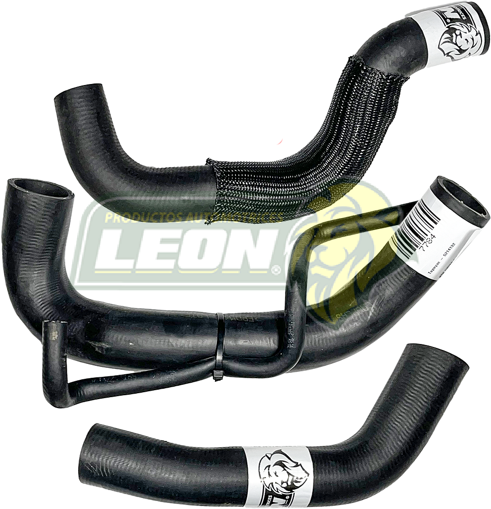 MANGUERAS MOLDEADAS DE ENFRIAMIENTO NISSAN URVAN 2.4L 01-08 (KIT c/3 pzas.) LEÓN