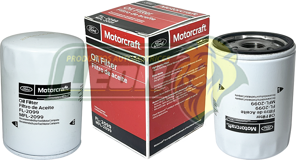 FILTRO ACEITE FORD F150 15-18, LOBO V6 3.5L 15-18, EDGE V6 10-19, MUSTANG V8 5.0L 10-14, FUSION V6 3.0L 09-11, EXPLORER V6 3.5L 11-17, LINCOLN MKZ V6 3.5L 12-16 BLINDADO (MFL2099, FL2099) MOTORCRAFT