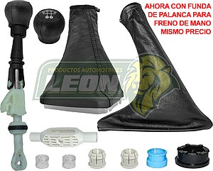 PALANCA VELOCIDADES G.M. CHEVY 94-12, MONZA 94-12 5 Vel. + REVERSA (INCLUYE PERILLA, FUNDA Y MARCO, FLECHA Y 6 BUJES) (CHCDR-18)