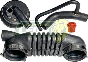MANGUERAS TOMA DE AIRE Y VALVULA VW POINTER 1.8, 2.0L 97-10 27.5 cm CORTA (KIT c/6 pzas.)
