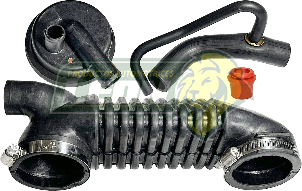 MANGUERAS TOMA DE AIRE Y VALVULA VW POINTER 1.8, 2.0L 97-10 30 cm LARGA (KIT c/6 pzas.)