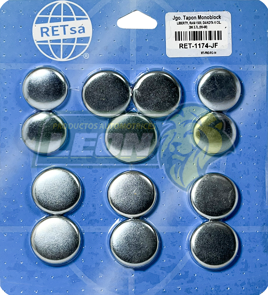 JUEGO SELLO MONOBLOCK DODGE RAM 1500, DAKOTA 6C. 286 3.7L 99-08, JEEP LIBERTY