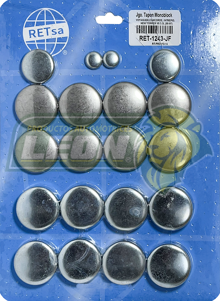 JUEGO SELLO MONOBLOCK CHRYSLER VOYAGER, CONCORDE, NEW YORKER, DODGE INTREPID V6 3.3L 88-97