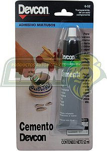 ADHESIVO MULTIUSOS CEMENTO TRANSPARENTE TUBO 52 ml.