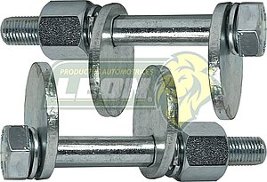 TORNILLOS EXCENTRICOS G.M. ASTRO 4x4 90-05, EXPRESS 1500, 2500 Y 3500 96-02 DE 7300-8600 Lbs., BLAZER 4x4 92-94, K1500 PK-UP 4x4 88-99, C1500 88-99, C2500 7200 Lbs. 92-99, C2500 8600 Lbs. 88-00, C3500 SUSPENSION INDEPENDIENTE 88-00, TAHOE, GMC SAFARI 4x4 90-05, CADILLAC ESCALADE 4x4 99-00 “SUPERIORES” (JGO. c/2 pzas.)