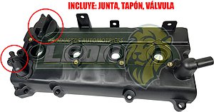 TAPA PUNTERIAS NISSAN NISSAN URVAN NV350 08-18 2.5L (INCLUYE JUNTA, TAPON Y VÁLVULA PCV)