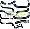 MANGUERAS MOLDEADAS DE ENFRIAMIENTO VW POINTER 1.8L 98-10 (KIT c/10 pzas.) LEÓN	