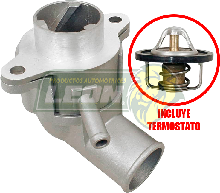 TOMA AGUA G.M. AVEO 1.6L 07-17 (CON TERMOSTATO) (100-083)