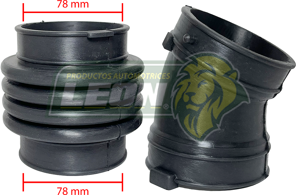 MANGUERA TOMA DE AIRE INFINITI M35 3.5L 06-08 (16576EG00A, A7205F) (JGO. c/2 pzas.)