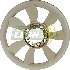 VENTILADOR NAILON TOYOTA PICK-UP 88-93, T100 V6 93-97, HILUX 89-97 V6, 4RUNNER 88-93 7 ASPAS ØI: 12 cm ØE: 48 cm T/ORIGINAL (16361-65010, HO784)