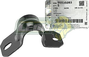 ABRAZADERA BARRA ESTABILIZADORA G.M. AVEO 1.6L 04-18, PONTIAC G3 09-10 (ORIGINAL REFORZADA)