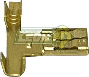 TERMINAL ELECTRICA TIPO BANDERA 1/8 (.110")  (TTBL, L-39) LATON