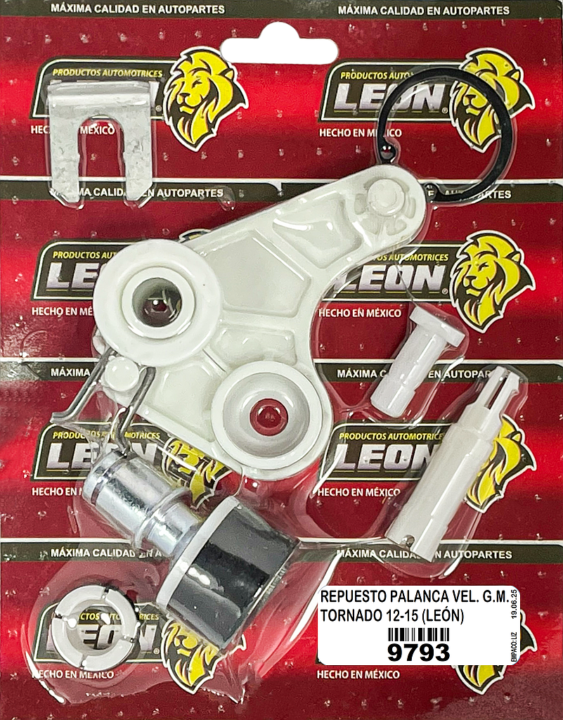 REPUESTO PALANCA VEL. G.M. TORNADO 12-15 (LEÓN)
