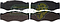 BALATA F.D. NISSAN MAXIMA 88, 720 85-86, ICHI VAN 4C 2.4L 87-94, 720 4C 1.8L 83-86, ESTAQUITAS 85-93 (7282D441, 7170D265, 7171D266) R.D.