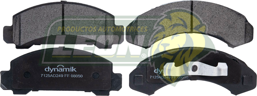 BALATA F.D. FORD AEROSTAR 90-93, BRONCO II 8C 5.0L 84-85, EXPLORER 91-94, RANGER 4C 2.3L 83-87, MAZDA TRUCK B4000 94, B3000 94, B2300 94 (7125D387, 7488D607) R.D.