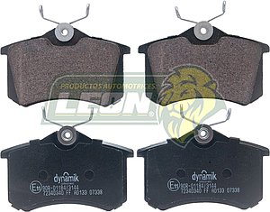 BALATA F.D. VW JETTA 4C 1.8L 85-94, GOLF 4C 1.8L 85-94, PASSAT 6C 2.8L, 4C 2.0L 90-93, PEUGEOT 207 4C 1.4L 12-13, 208 4C 1.4L 14-15, 307 4C 2.0L 03-10, 2008 4C 1.6L 14-15, RENAULT CLIO 4C 1.6L 07-09, FLUENCE 4C 2.0L 11-15, MEGANE 4C 2.0L 01-04 (7234D340, 7920D1017, 7335D340) R.T.