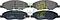 BALATA F.D. NISSAN VERSA 4C 1.6L 07-16, TIIDA 07-18 R.D.
