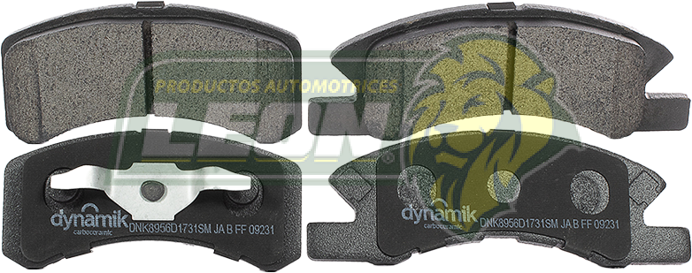 BALATA F.D. MITSUBISHI MIRAGE 3C 1.2L 14-23, DODGE ATTITUDE 3C 1.2L 15-23 (9243D1731) (INCLUYE SEGUROS)